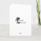 Gelukkige verjaardag (Chinese hond) Kaart (Achterkant)