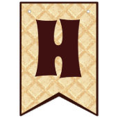 Gelukkige verjaardag chocolade bedekte aardbeien vlaggetjes (Tweede vlag)