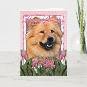 Gelukkige Verjaardag - Chow-chow - Cinny Kaart
