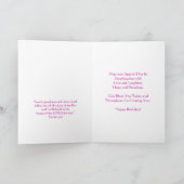 Gelukkige Verjaardag Christelijke Kaart Palm 2 (Binnen)