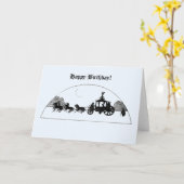 Gelukkige Verjaardag Cinderella Kaart (Gele Bloem)