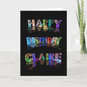 Gelukkige verjaardag Claire Kaart