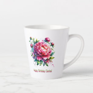 Gelukkige verjaardag Clarice Latte Mok