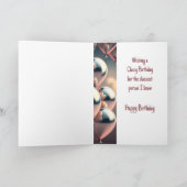 Gelukkige Verjaardag Classy Person Metaalballonnen Kaart (Binnen)