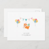 GELUKKIGE VERJAARDAG CORGI KAART (Voorkant / Achterkant)