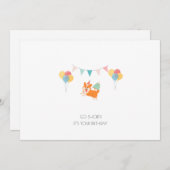 GELUKKIGE VERJAARDAG CORGI KAART (Voorkant / Achterkant)