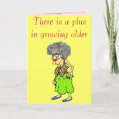 Gelukkige verjaardag, Cougar Kaart (Voorkant)