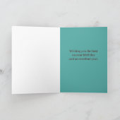 Gelukkige Verjaardag Cowboy Bull Ranch Pasture Tre Kaart (Binnen)