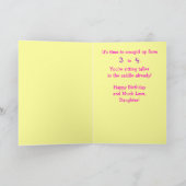 Gelukkige verjaardag, cowgirl voor dochter kaart (Binnen)