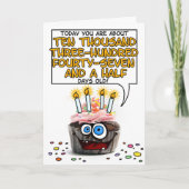 Gelukkige Verjaardag Cupcake - 28 jaar oud Kaart (Voorkant)