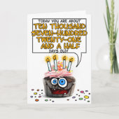 Gelukkige Verjaardag Cupcake - 29 jaar oud Kaart (Voorkant)