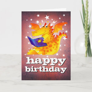 Gelukkige verjaardag! Custom Magical Kind's Dragon Kaart