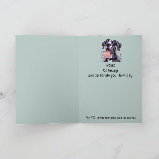 Gelukkige Verjaardag Custom Naam Grappige Grote De Kaart (Binnen)