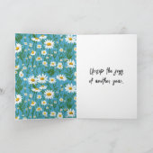 Gelukkige Verjaardag Daisies met Rits Kaart (Binnen)
