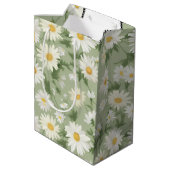 Gelukkige Verjaardag Daisies met Rits Medium Cadeauzakje (Achterkant Gekanteld)