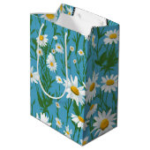 Gelukkige Verjaardag Daisies met Rits Medium Cadeauzakje (Achterkant Gekanteld)