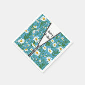 Gelukkige Verjaardag Daisies met Rits Servet (Hoek)