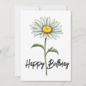 Gelukkige verjaardag Daisy Feestdagenkaart (Voorkant)