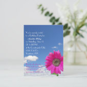 Gelukkige verjaardag Daisy Kaart (Staand voorkant)