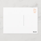 Gelukkige Verjaardag Dalmatische Puppy Dog Oranje  Briefkaart (Achterkant)