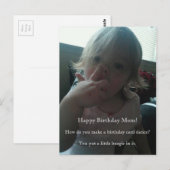 Gelukkige Verjaardag Danser Mama Briefkaart (Voorkant / Achterkant)