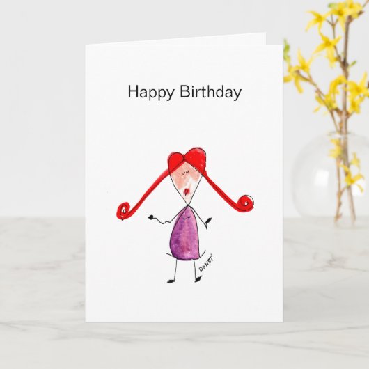 Gelukkige verjaardag. Dat is alles wat ik heb. Kaart (Gele Bloem)