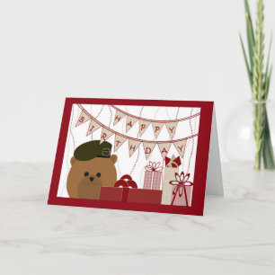 Gelukkige verjaardag, de Groene Beret Soldaat van  Kaart