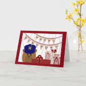 Gelukkige Verjaardag, De Held van de Kustwacht! Kaart (Gele Bloem)