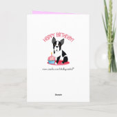 Gelukkige Verjaardag! De Kaart van de Verjaardag (Achterkant)