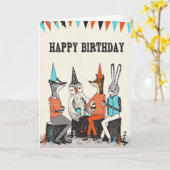 Gelukkige Verjaardag - de Leuke BosGroeten van Kaart (Gele Bloem)