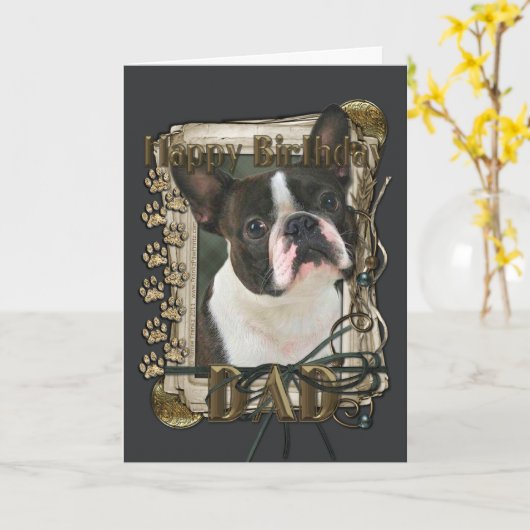 Gelukkige Verjaardag - de Poten van de Steen - Kaart (Gele Bloem)