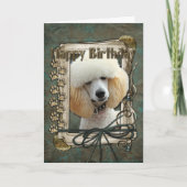 Gelukkige Verjaardag - de Poten van de Steen - Kaart (Voorkant)