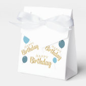 Gelukkige verjaardag December verjaardag verjaarda Bedankdoosjes (Voorkant Zijde)