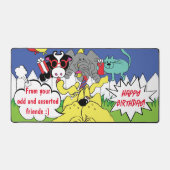 Gelukkige Verjaardag Desk Mat (Voorkant)