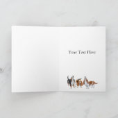 Gelukkige Verjaardag die de Kaart van de Hond van (Binnen)