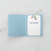 Gelukkige Verjaardag die de Kaart van de Nota (Binnen)