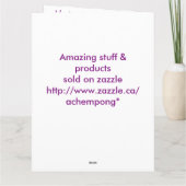 Gelukkige Verjaardag die Weinig Prinses verbazen Kaart (Achterkant)