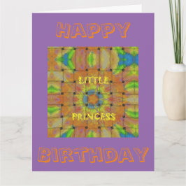 Gelukkige Verjaardag die Weinig Prinses verbazen Kaart