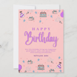 Gelukkige Verjaardag  Digitale Groet Feestdagenkaart