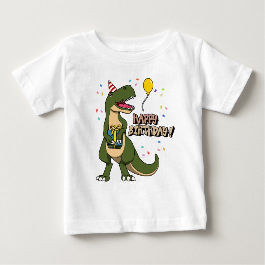 Gelukkige verjaardag Dinosaur T-Rex (Voorkant)