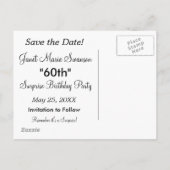 Gelukkige verjaardag Diva Meisje | DIY-naam | roze Aankondigingskaart (Achterkant)