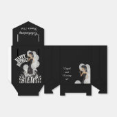 Gelukkige verjaardag Diva Meisje | DIY-naam | Wit Bedankdoosjes (Uitgevouwen)