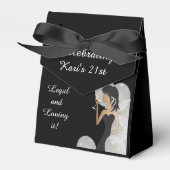 Gelukkige verjaardag Diva Meisje | DIY-naam | Wit Bedankdoosjes (Voorkant Zijde)