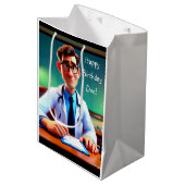 Gelukkige verjaardag Doc Medium Cadeauzakje (Voorkant Gekanteld)