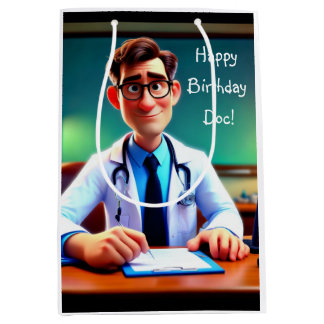 Gelukkige verjaardag Doc Medium Cadeauzakje