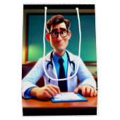 Gelukkige verjaardag Doc Medium Cadeauzakje (Achterkant)