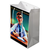 Gelukkige verjaardag Doc Medium Cadeauzakje (Achterkant Gekanteld)