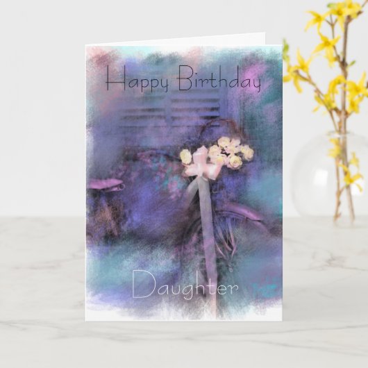 Gelukkige Verjaardag, Dochter Kaart (Gele Bloem)