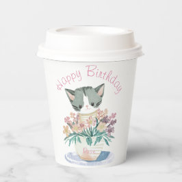 Gelukkige Verjaardag Dochter | Schattigee kittenna Papieren Bekers