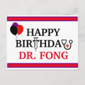 Gelukkige Verjaardag - Doctor Healthcare Medical P Briefkaart (Voorkant)
